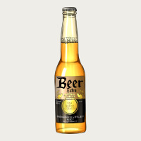 Yellow Beer Bottle Zipper Hoodie | Teevron