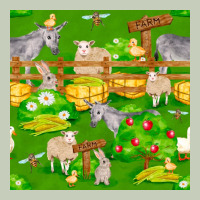 Farm Life Seamless Pattern Long Sleeve Tee | Teevron