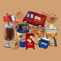 Postal Worker Coffee Cups Vintage Tee | Teevron