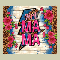 Girl Mama Thunder With Flowers Heavy Core Tee | Teevron