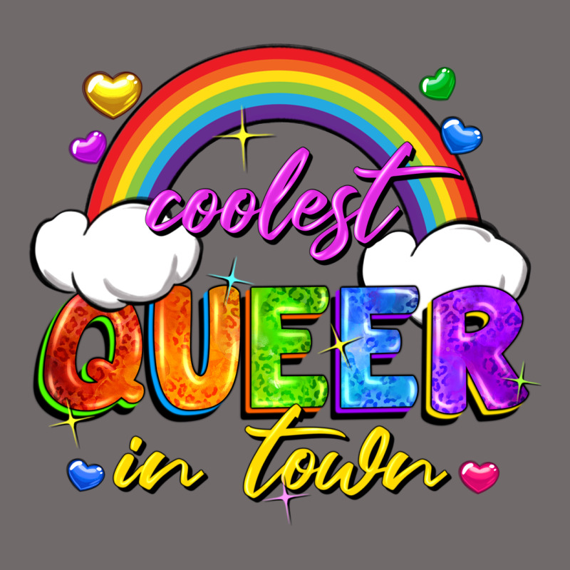 Coolest Queer In Town Urban Heavy Tee by FaDigitalArtStudio | Teevron