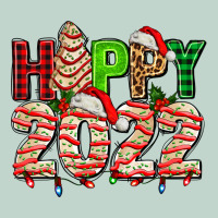 Happy 2022 With Christmas Tree Cake Zipper Hoodie | Teevron