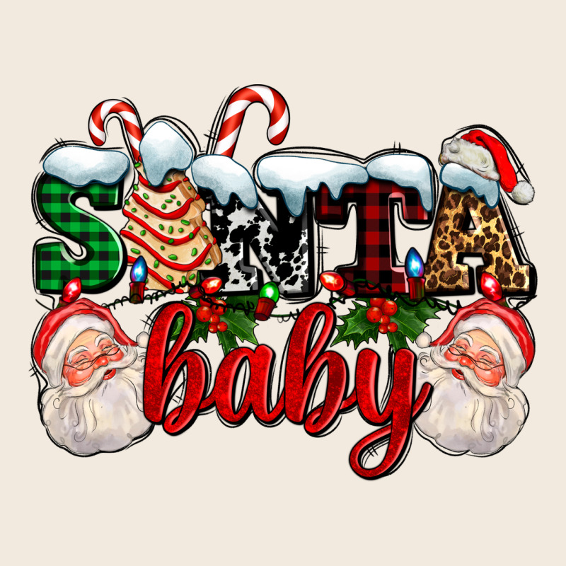Santa Baby With Santa And Christmas Tree Cake Zipper Hoodie by AdoDesignShop | Teevron