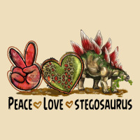 Peace Love Stegosaurus Premium Hoodie | Teevron