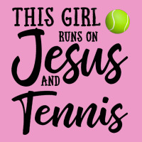 This Girl Runs On Jesus And Tennis Urban Hoodie | Teevron