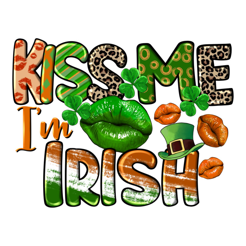 Kiss Me I Am Irish St. Patrick's Day Ladies Tee by CowGirlArtShop | Teevron