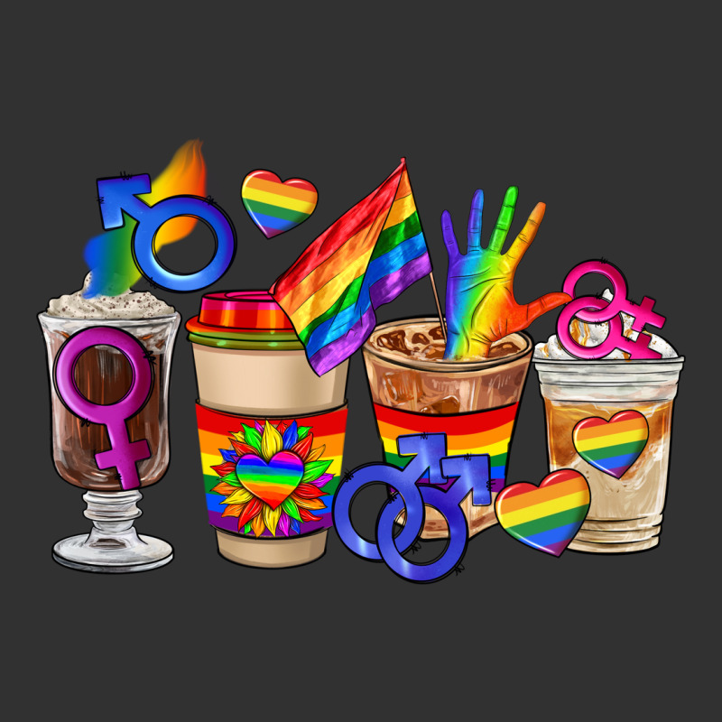 Lgbt Coffee Cups Urban Heavy Tee by FaDigitalArtStudio | Teevron