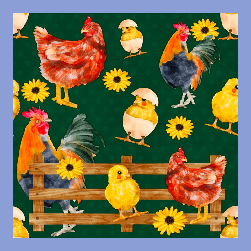 Farm Life Seamless Pattern Long Sleeve Tee by FaDigitalArtStudio | Teevron