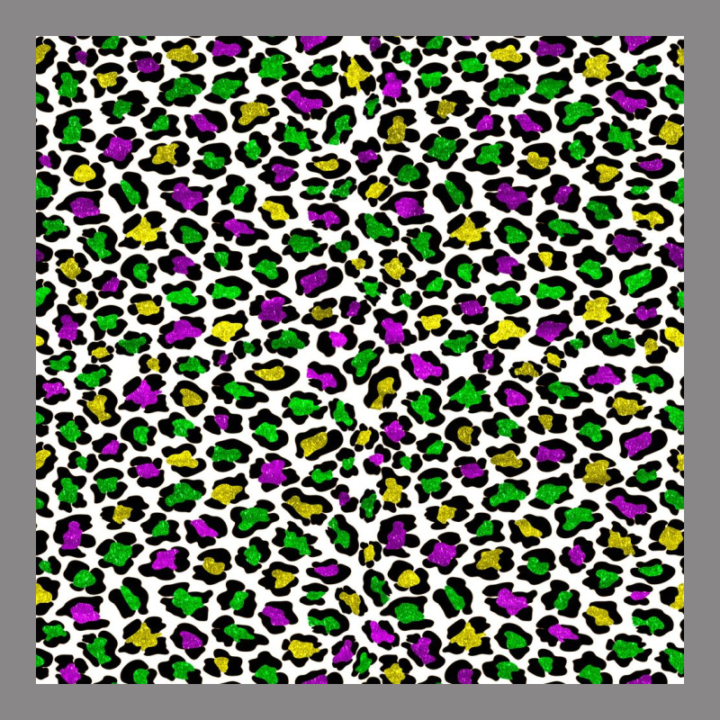 Mardi Gras Leopard  Seamless Pattern Vintage Tee by FaDigitalArtStudio | Teevron
