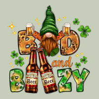 St. Patrick's Bad And Boozy With Gnome Ladies Tee | Teevron