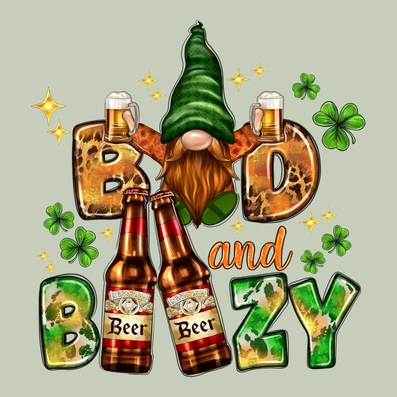 St. Patrick's Bad And Boozy With Gnome Ladies Tee by HowdyJamesFarm | Teevron