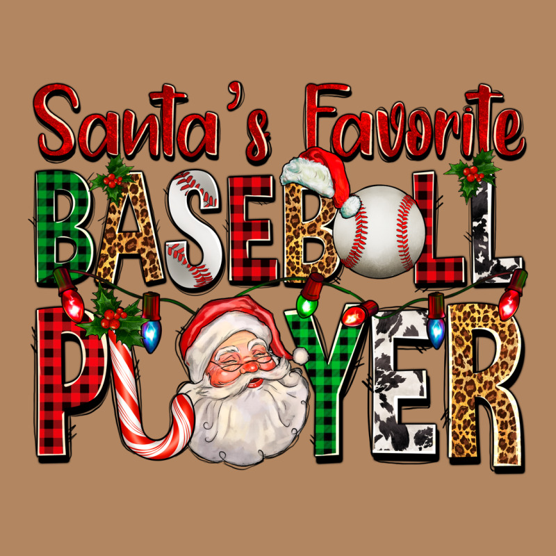 Santa's Favorite Baseball Player For Christmas Long Sleeve Tee by FaDigitalArtStudio | Teevron