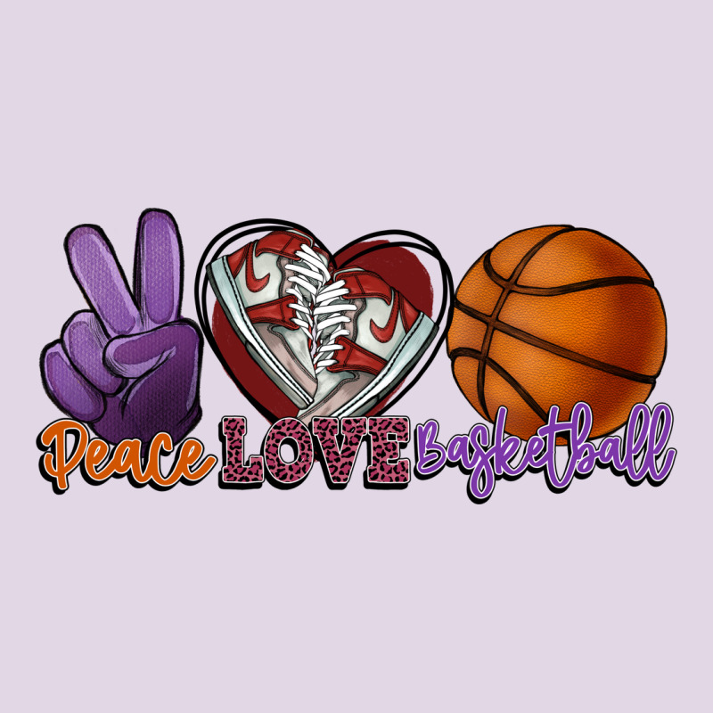 Peace Love Basketball Classic Tee by HowdyJamesFarm | Teevron