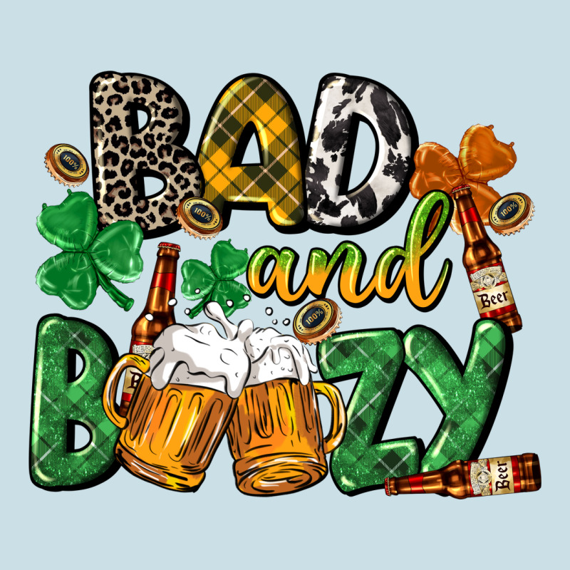 Bad And Boozy St. Patrick's Day Ladies Tee by CowGirlArtShop | Teevron