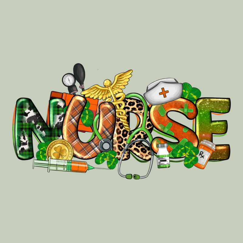 St. Patrick's Day Nurse Ladies Tee by CowGirlArtShop | Teevron