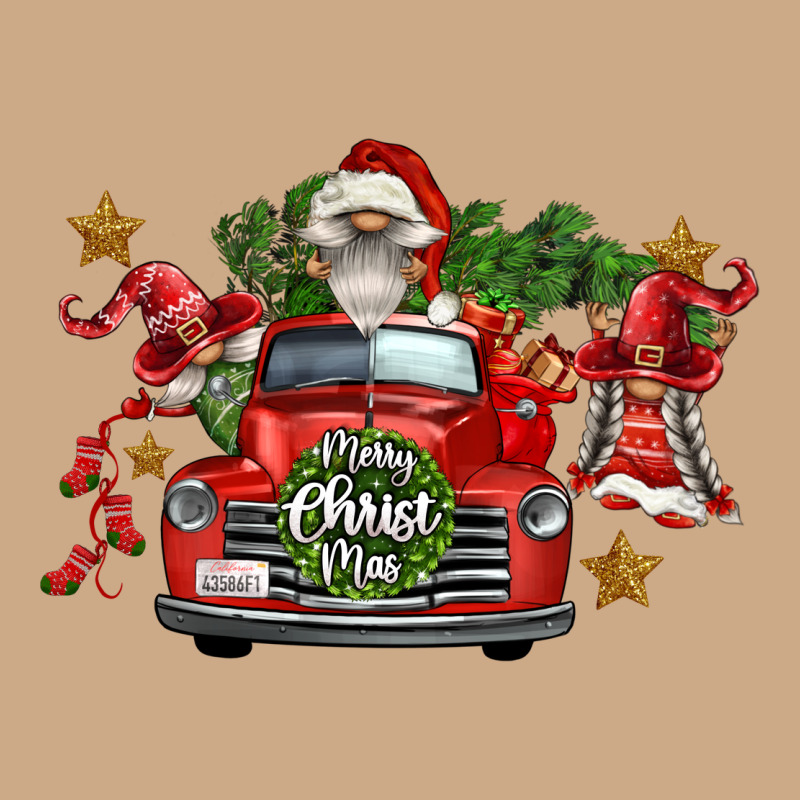 Merry Christmas Truck Gnomies Vintage Hoodie by FaDigitalArtStudio | Teevron