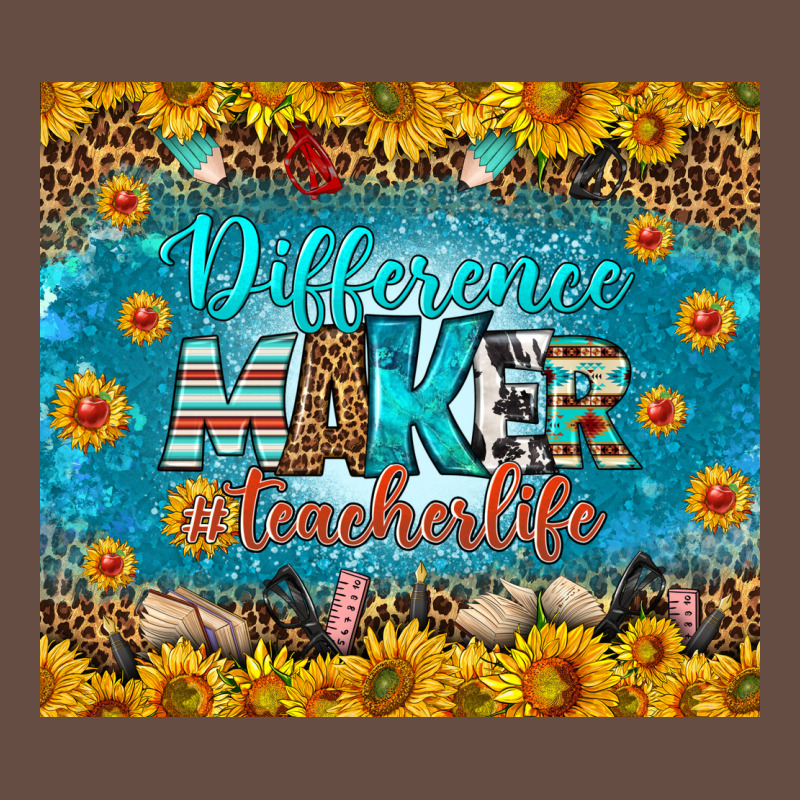 Difference Maker Teacher Life Tumbler Long Sleeve Tee by BundleAndBundleShop | Teevron