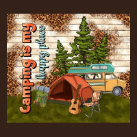 Camping Is My Happy Place Heavy Core Tee | Teevron