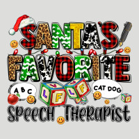 Santas Favorite Speech Therapist Zipper Hoodie | Teevron