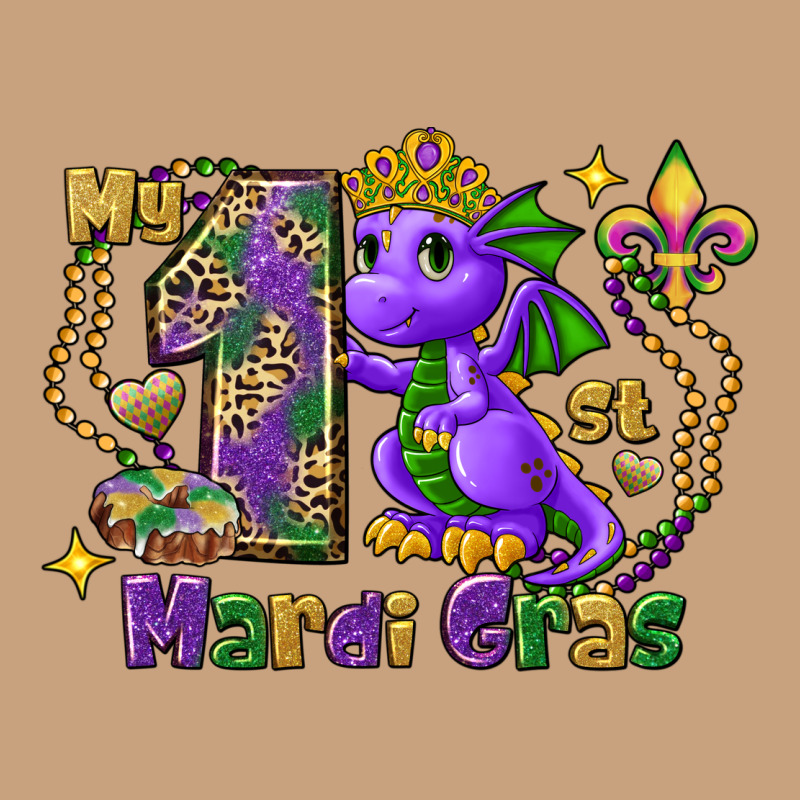 Dragon My First Mardi Gras Vintage Tee by FaDigitalArtStudio | Teevron