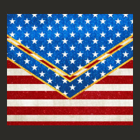 Glitter American Flag Heavy Core Tee | Teevron