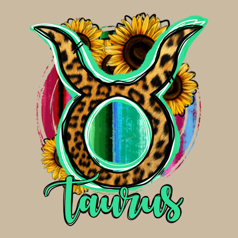 Taurus Zodiac Sign Sunflower Leopard Serape Long Sleeve Tee by RanaPortraitStore | Teevron