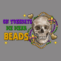 On Tuesdays We Wear Beads Skull Vintage Tee | Teevron