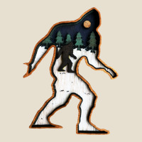 Bigfoot Wood Layered Christmas Urban Hoodie | Teevron