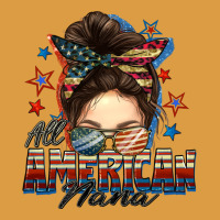 All American Nana Messy Bun Urban Heavy Tee | Teevron