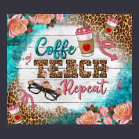 Coffee Teach Repeat Tumbler Vintage Hoodie | Teevron