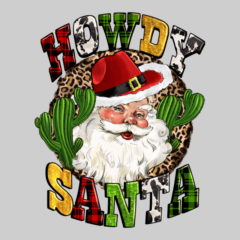 Howdy Santa Western Cactus Christmas Premium Tee by CowGirlArtShop | Teevron