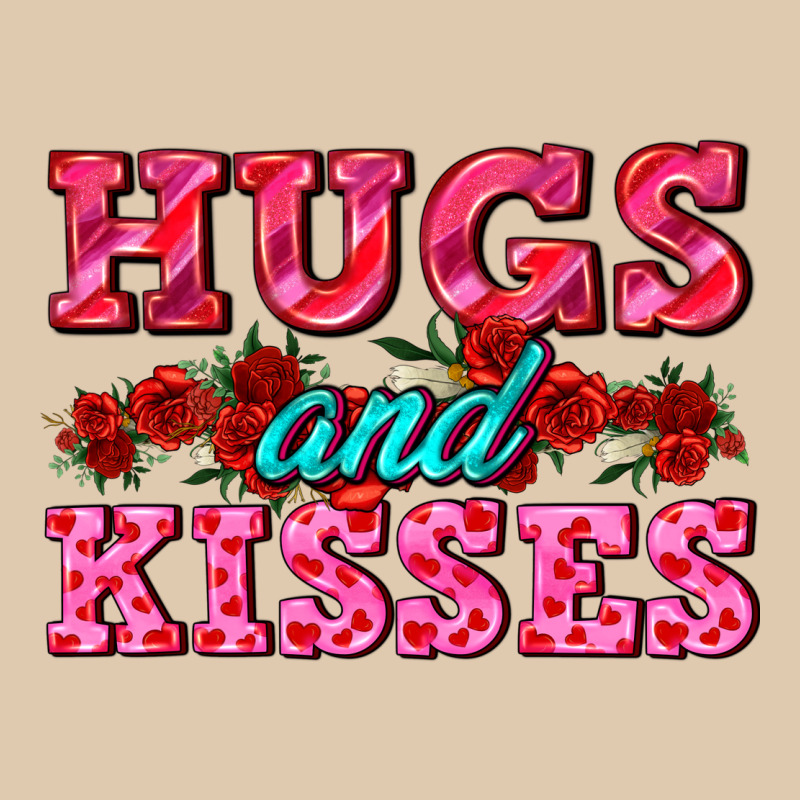 Hugs And Kisses Valentines Heavyweight Sweatshirt by AdoDesignShop | Teevron