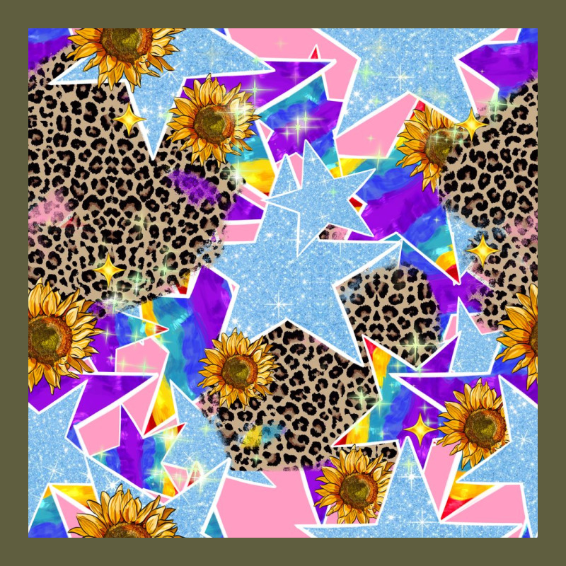 Stars And Sunflowers Seamless Pattern Vintage Tee by FaDigitalArtStudio | Teevron
