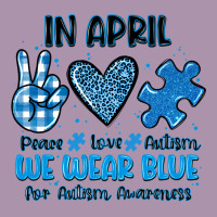 In April We Wear Blue Heavyweight Hoodie | Teevron