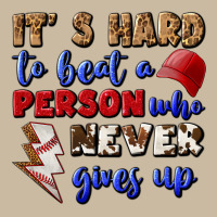It's Hard To Beat A Person Who Never Gives Up Long Sleeve Tee | Teevron