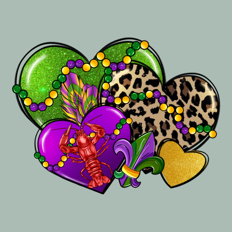 Mardi Gras Hearts Classic Tee by CowGirlArtShop | Teevron