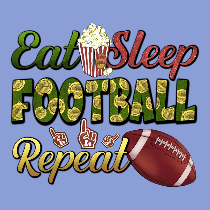 Eat Sleep Football Repeat Long Sleeve Tee by BundleAndBundleShop | Teevron
