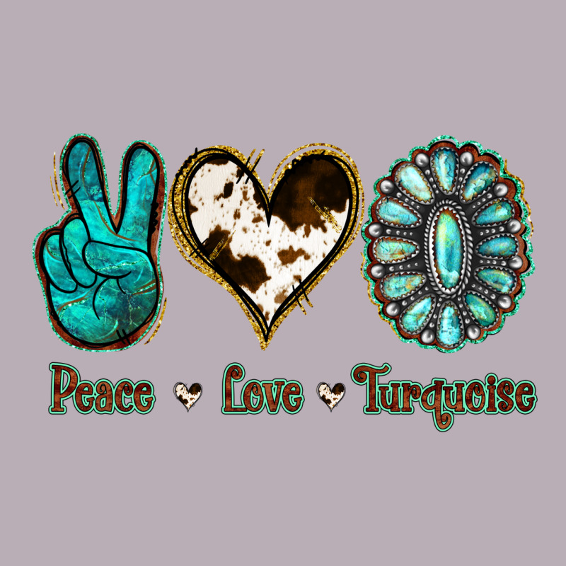 Peace Love Turquoise Vintage Tee by Jasminsmagicworld | Teevron