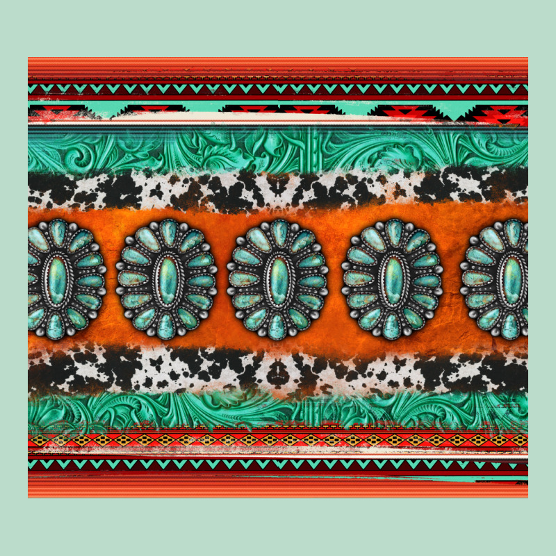 Turquoise Gemstone Western Premium Hoodie by Jasminsmagicworld | Teevron