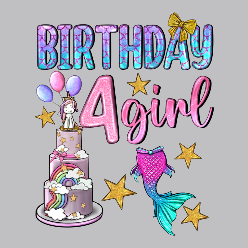 Birthday Girl 4 Long Sleeve Tee by BundleAndBundleShop | Teevron