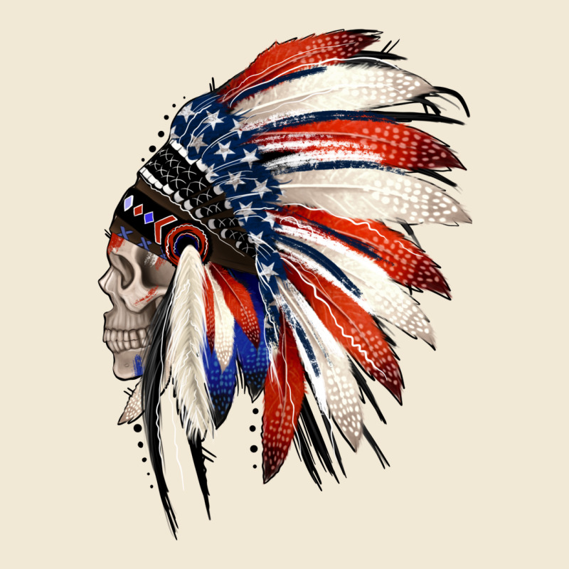 4th Of July Indian Headdress Gypsy Spirit Skull Premium Tee by Jasminsmagicworld | Teevron