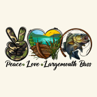 Peace Love Largemouth Bass Premium Hoodie | Teevron