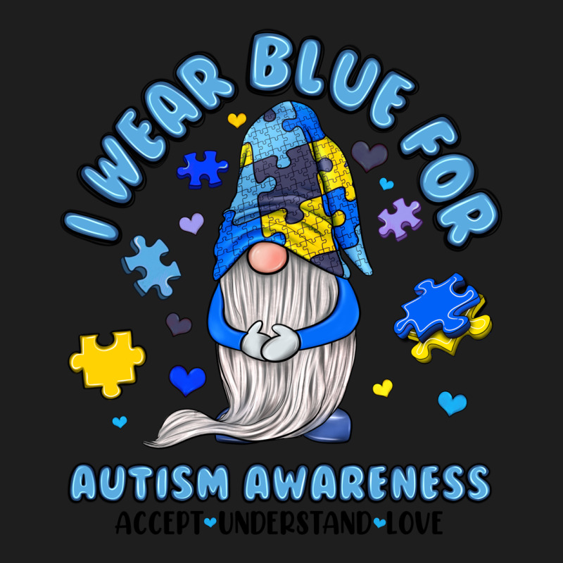 I Wear Blue For Autism Awareness Heavyweight Hoodie by JahusDesignShop | Teevron