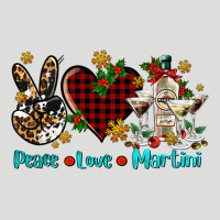 Peace Love Martini Zipper Hoodie | Teevron