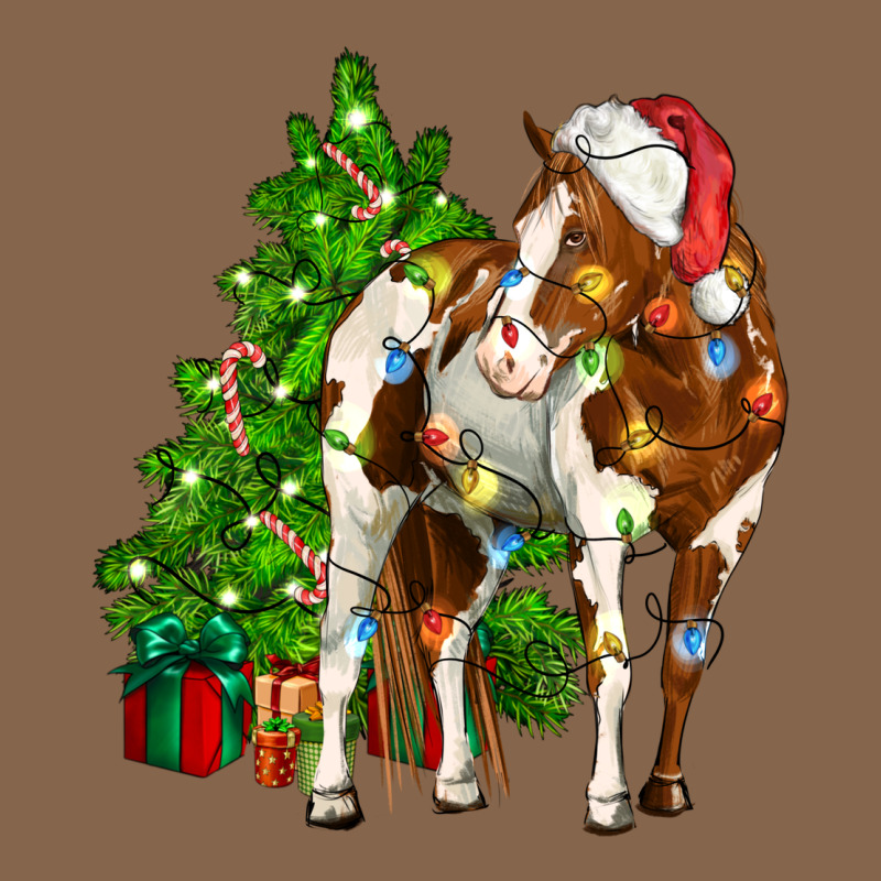 American Paint Horse Christmas Tree Premium Tee by CowGirlArtShop | Teevron