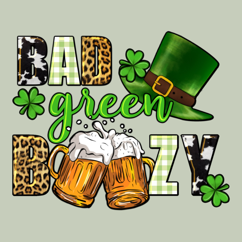 Bad Green Boozy St. Patrick's Day Ladies Tee by CowGirlArtShop | Teevron