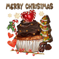 Merry Christmas Cupcake Chocolate Premium Tee | Teevron