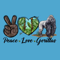 Peace Love Gorillas Premium Hoodie | Teevron
