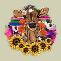 Baby Cow Flower Heavy Core Tee | Teevron
