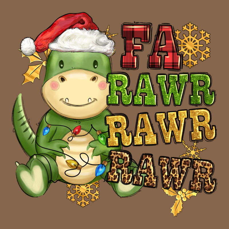 Watercolor T Rex Fa Rawr Rawr Rawr Christmas Premium Tee by CowGirlArtShop | Teevron